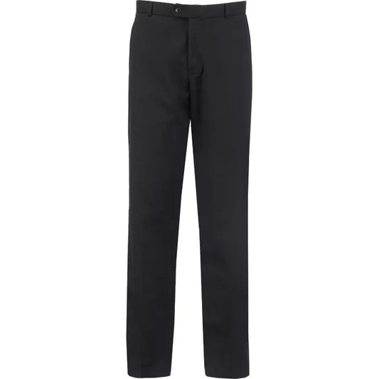 1K14 Banner Senior Boys/Mens Regular Fit Trousers - Black