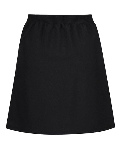 Junior Skirt - Flower Button - Black