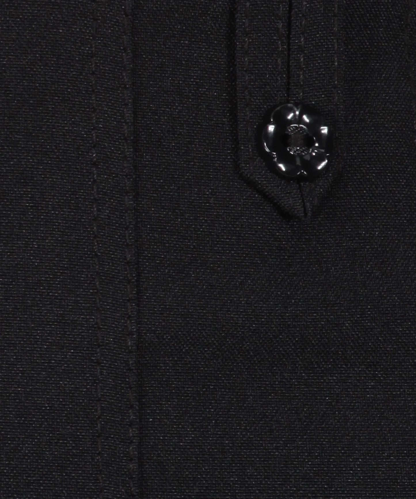 Junior Skirt - Flower Button - Black