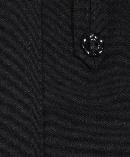 Junior Skirt - Flower Button - Black