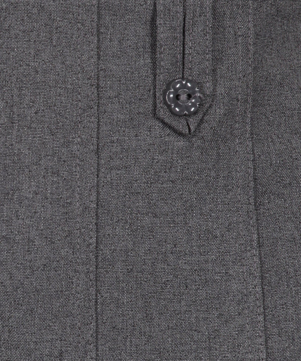 Junior Skirt - Flower Button - Grey