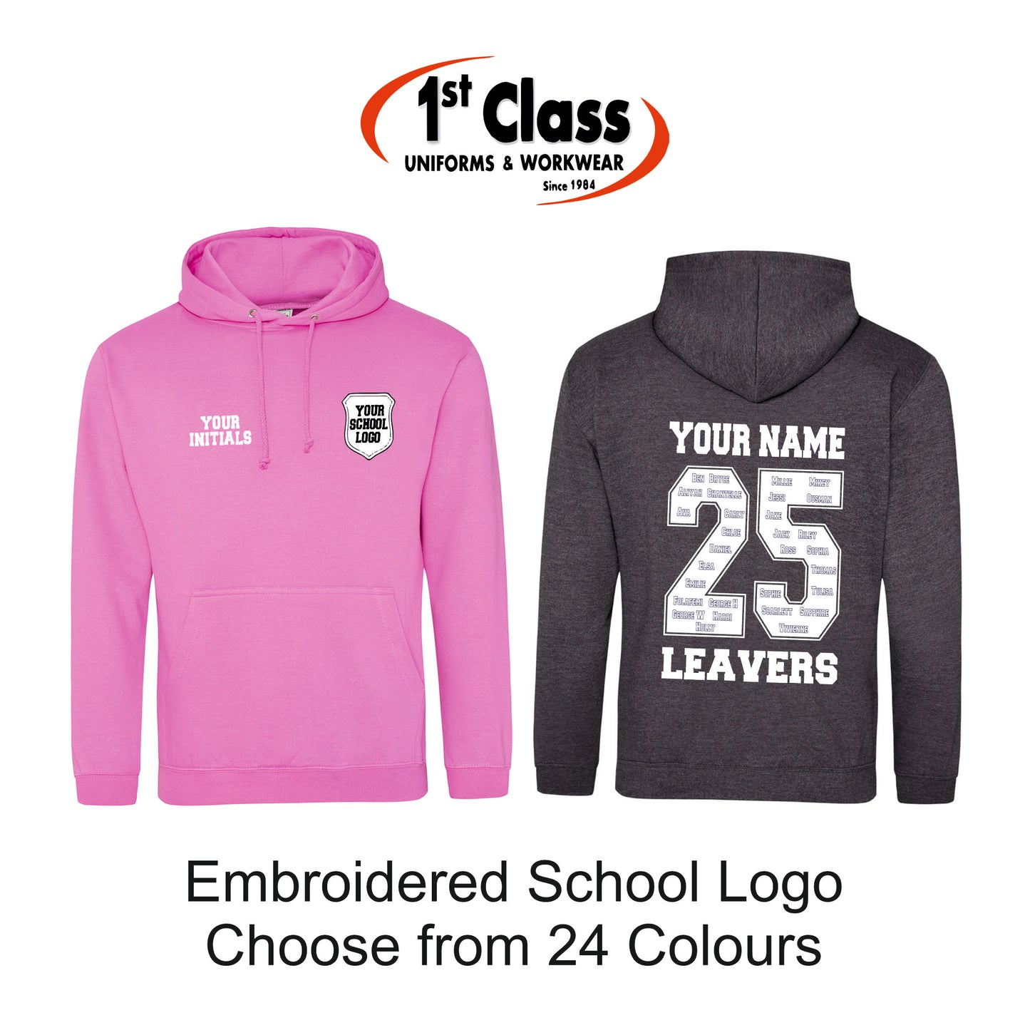 Leavers Hoodie 25 - Adult Sizes