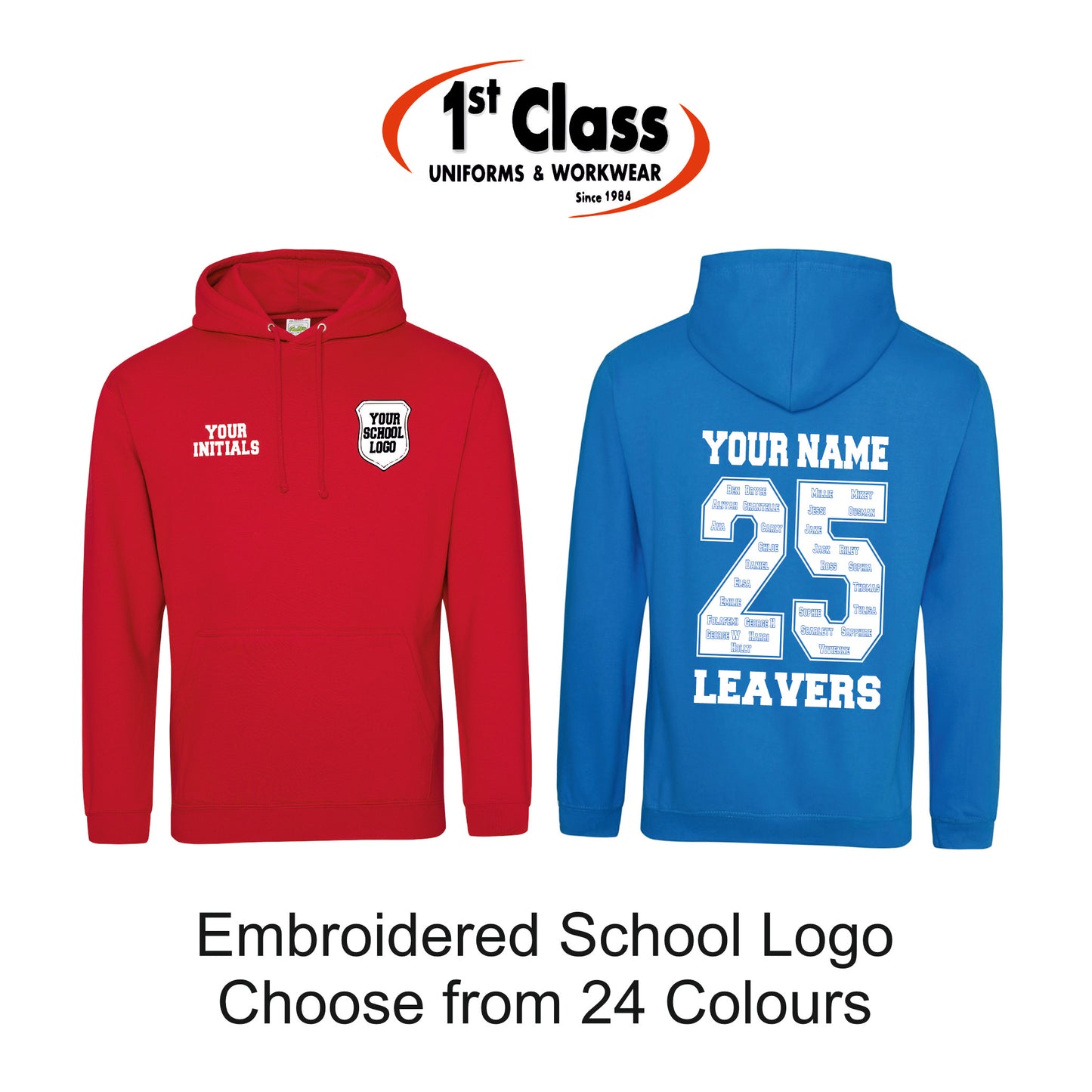 Leavers Hoodie 25 - Junior Sizes