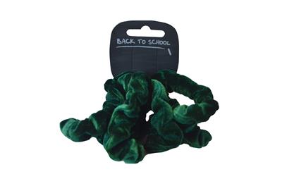 Velvet Scrunchies (4Pk) - Hair Accessories Set