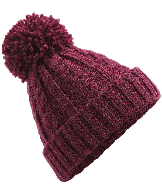 Beechfield BC480 Cable Knit Melange Beanie