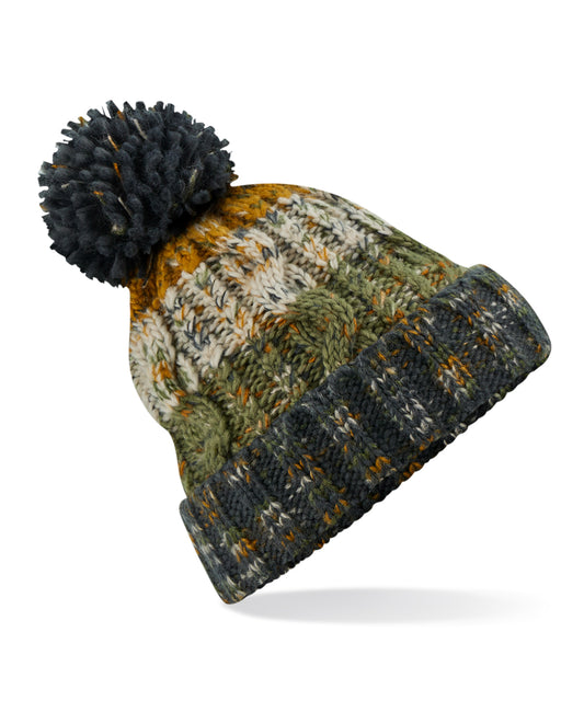 Beechfield BC486 Corkscrew pom pom beanie