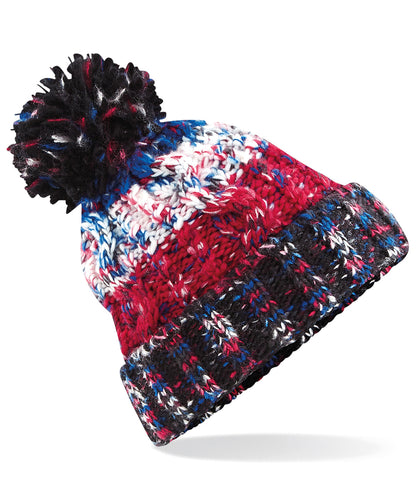 Beechfield BC486 Corkscrew pom pom beanie