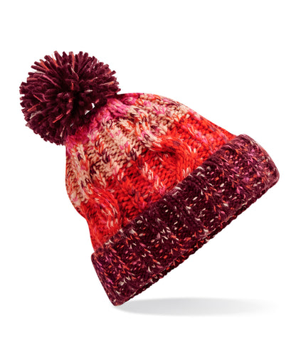 Beechfield BC486 Corkscrew pom pom beanie