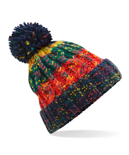Beechfield BC486 Corkscrew pom pom beanie