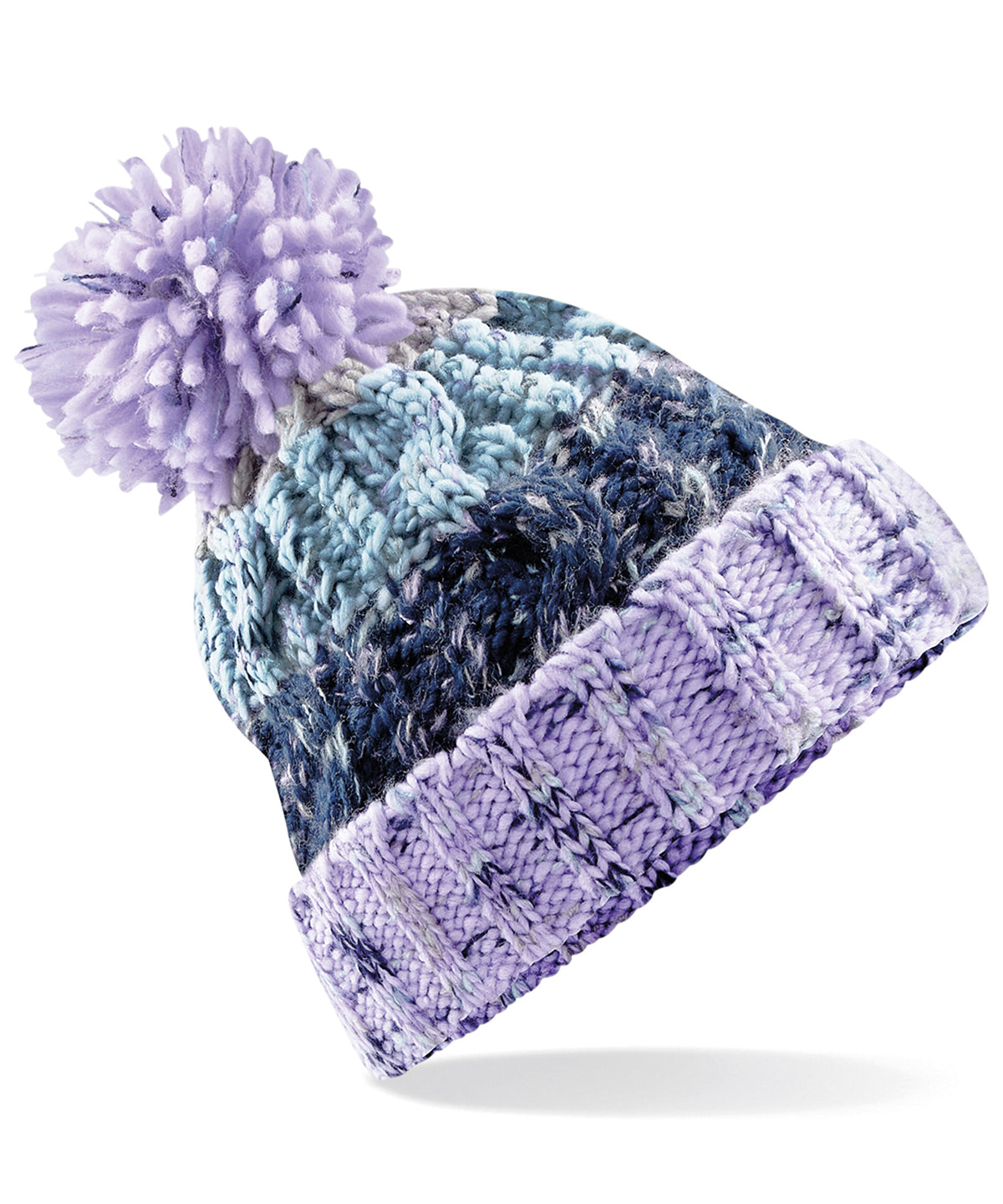 Beechfield BC486 Corkscrew pom pom beanie