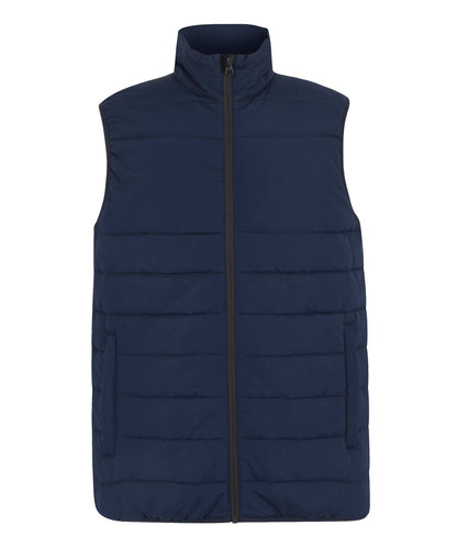 RG642 Essential thermal bodywarmer in Navy with a water-repellent micro poplin finish and insulated padding for outdoor work.