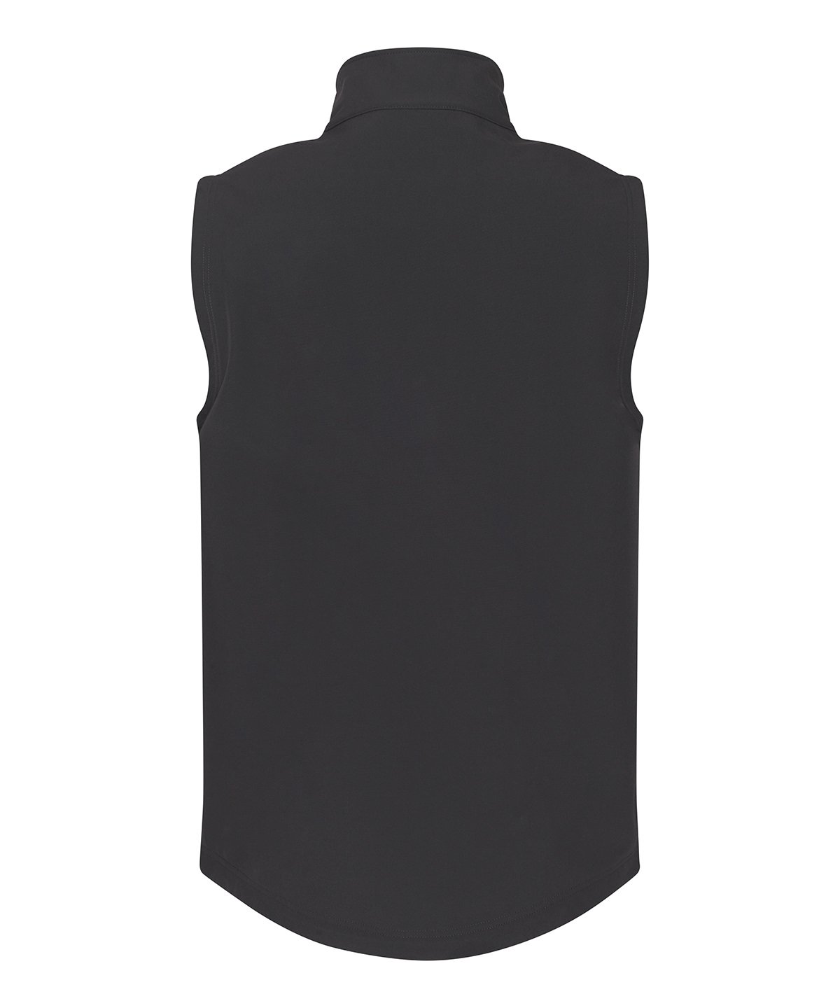 Back profile of the RX550 Pro bodywarmer highlighting the active-fit design and professional high collar.
