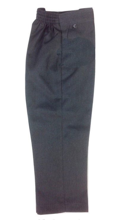 Boys Twill Pull Up Trousers (Slim Fit)