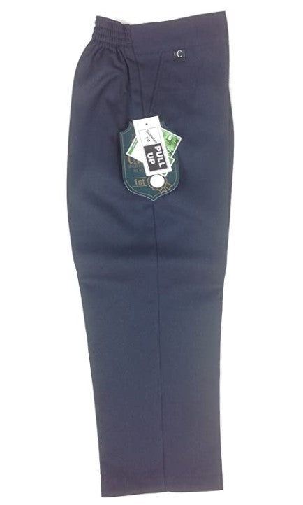 Boys Twill Pull Up Trousers (Slim Fit)