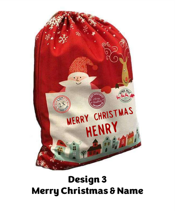 Personalised Christmas Sack