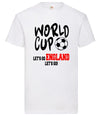 England - Football World Cup 2022 T-Shirt - Design 3 (Let's Go)