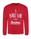 Personalised Family Matching Christmas Sweatshirts - Sizes: Age 2-3 to 2XL
