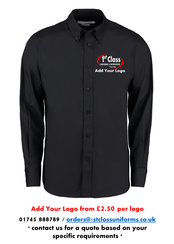 Kustom Kit KK386 City Business Long Sleeve Shirt (Tailored Fit)