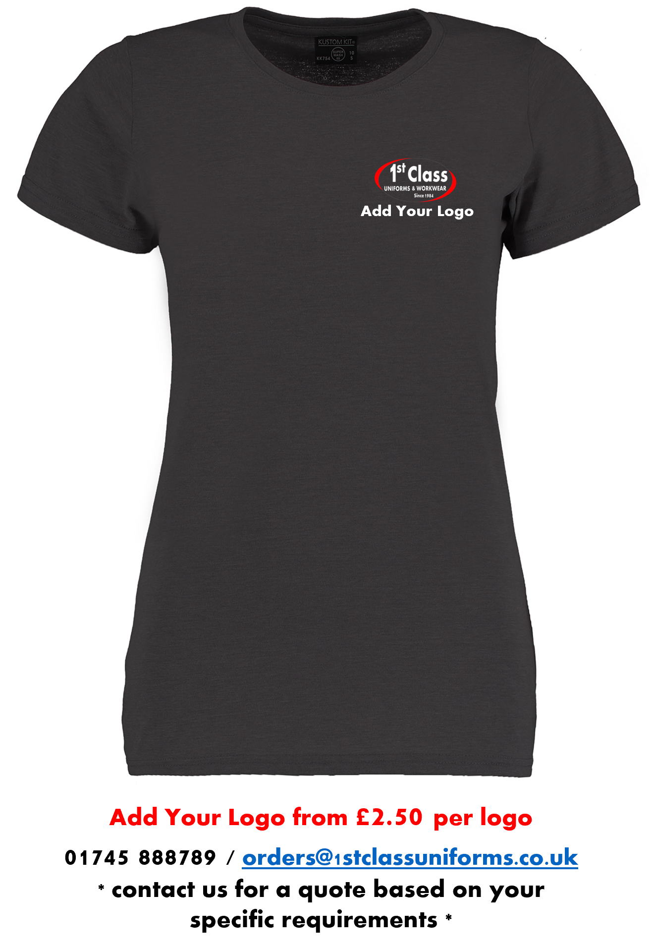 Kustom Kit KK754 Women's Superwash® 60° T-Shirt