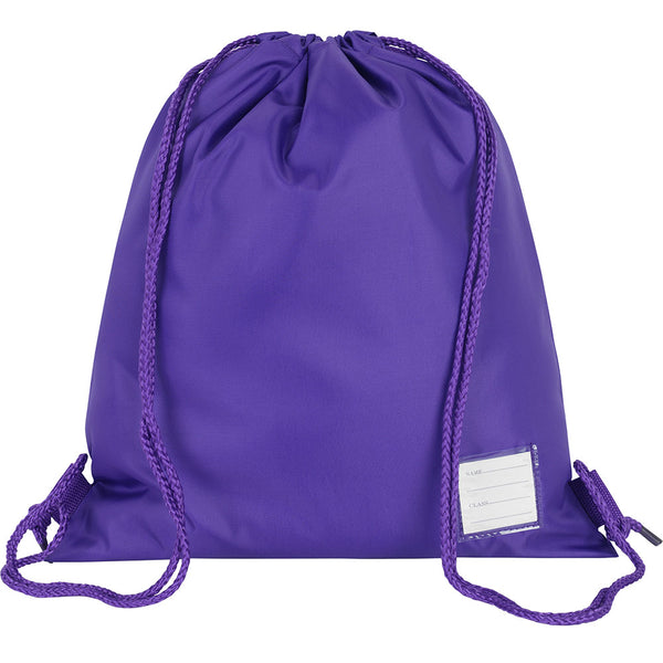 Plain PE Kit Bag - Purple