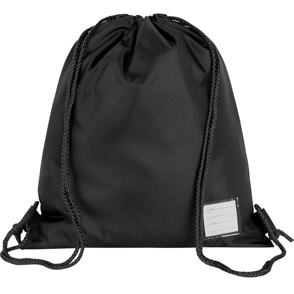 Plain PE Kit Bag - Black