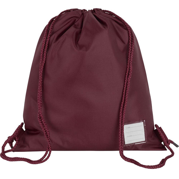 Plain PE Kit Bag - Burgundy