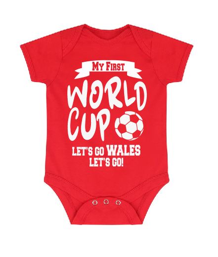 Wales - My First Football World Cup Baby Bodysuit