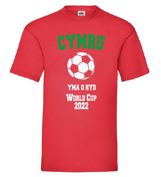 Wales - Football World Cup 2022 T-Shirt - Design 4 (Cymru)