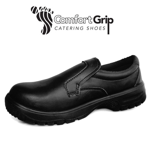 Dennys DK40 Comfort Grip Slip-On Shoes with Safety Toe Cap