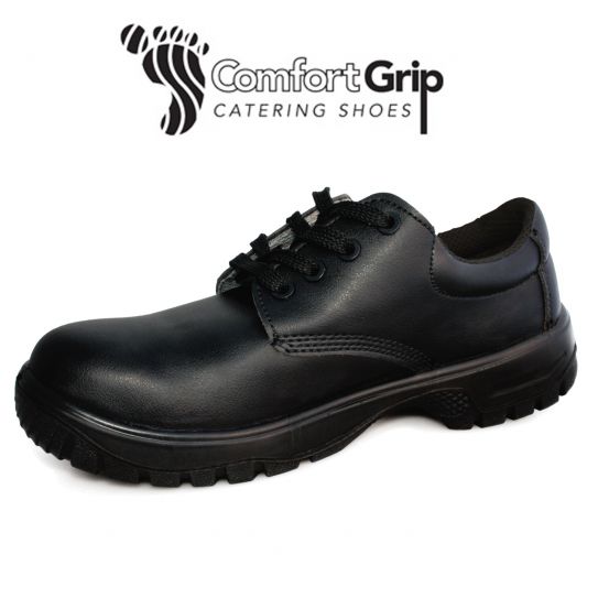 Dennys DK42 Comfort Grip Lace-Up Shoes with Safety Toe Cap