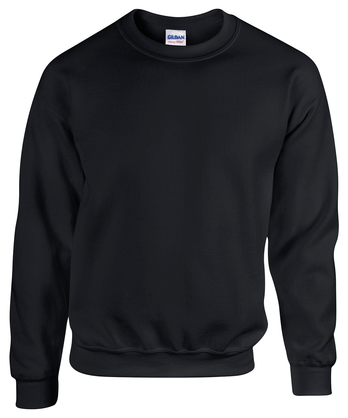 Gildan GD056 Heavy Blend Crew Neck Sweatshirt S Black No Blank Plain