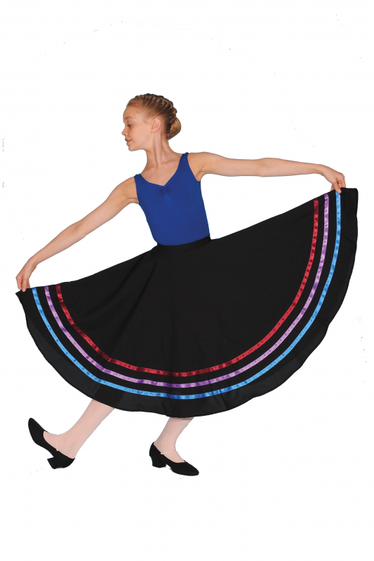 Character Skirt with Coloured Ribbons
